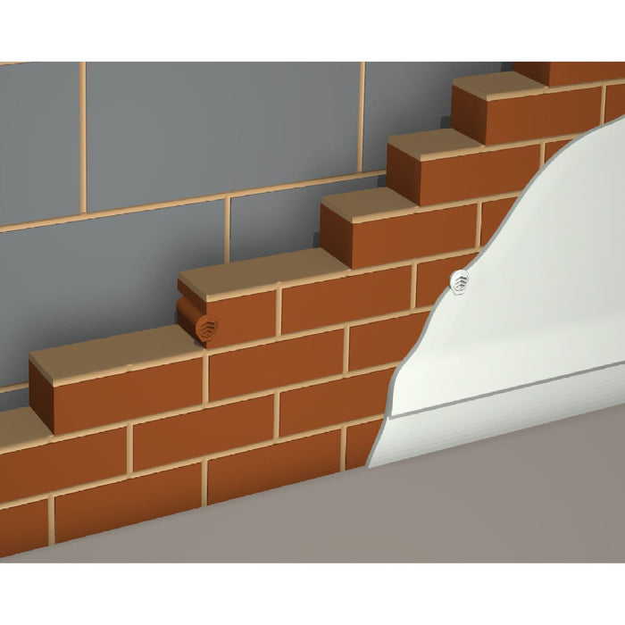 10 x Manthorpe Terracotta Round Drill Weep Vents (0543) ^^