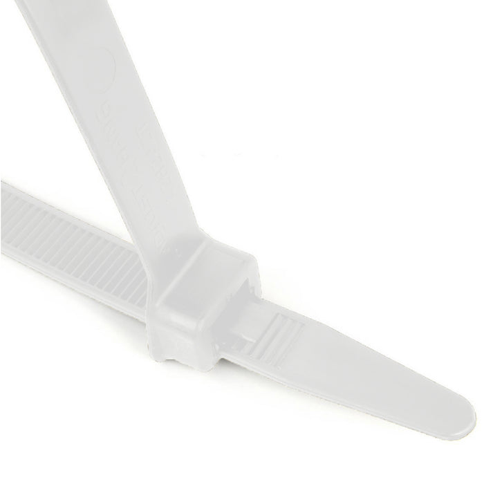 100 x Natural Releasable Cable Ties Size: 200 x 4.8mm