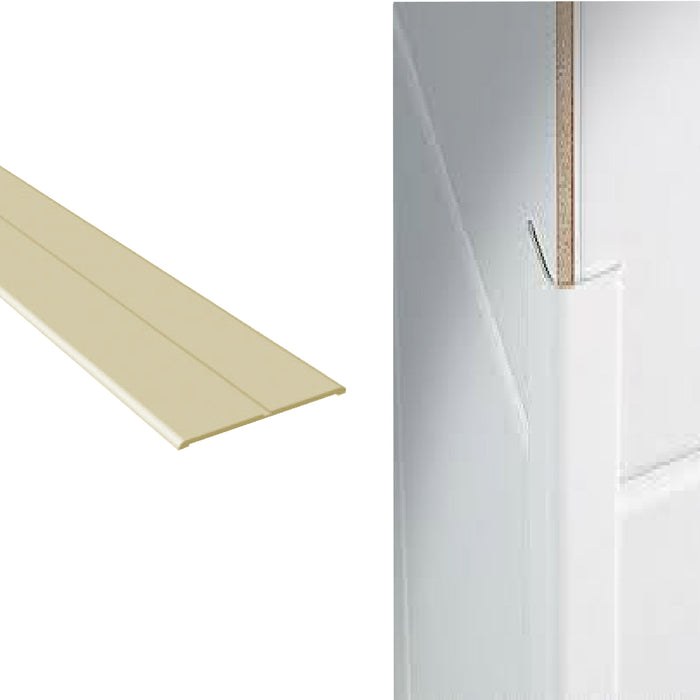 Cream UPVC Plastic Flexible Angle Corner Trim