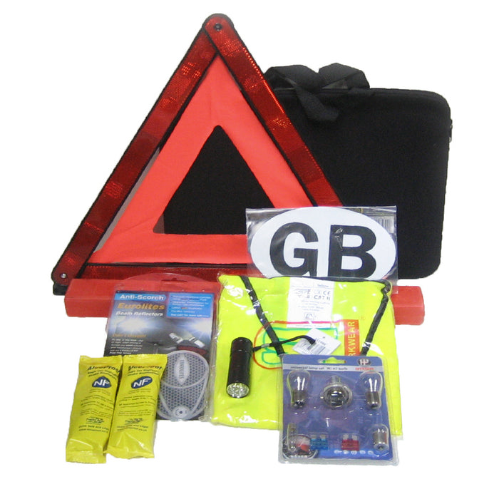 French European Driving Kit with Alcohol Breathalysers