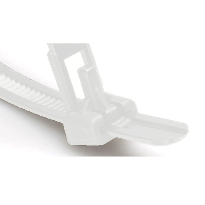100 x Natural Releasable Cable Ties Size: 150 x 7.6mm