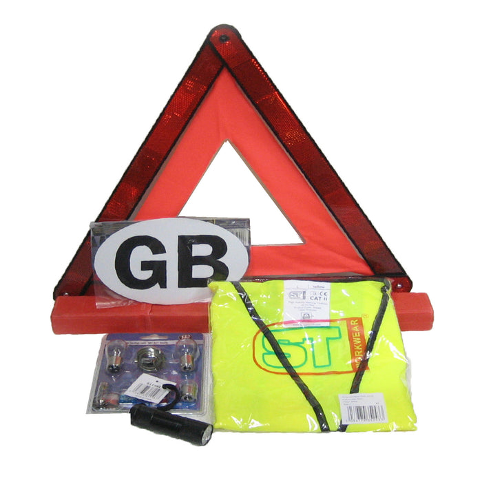 Travel Abroad Euro Warning Triangle Kit