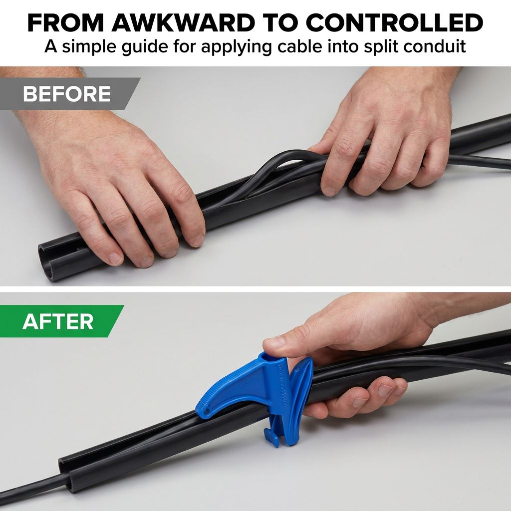 Conduit Applicator Splitting Tools