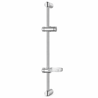 Kartell Flow Chrome Adjustable Shower Slide Riser Rail