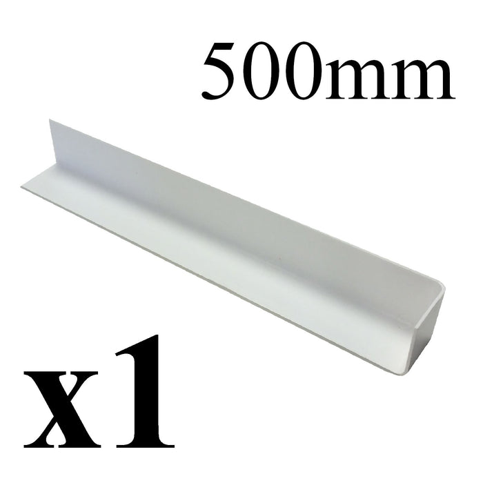 1 x Large Corner Joint White 500mm Square Edge BNLSC   [B&N]  (0176) ^^