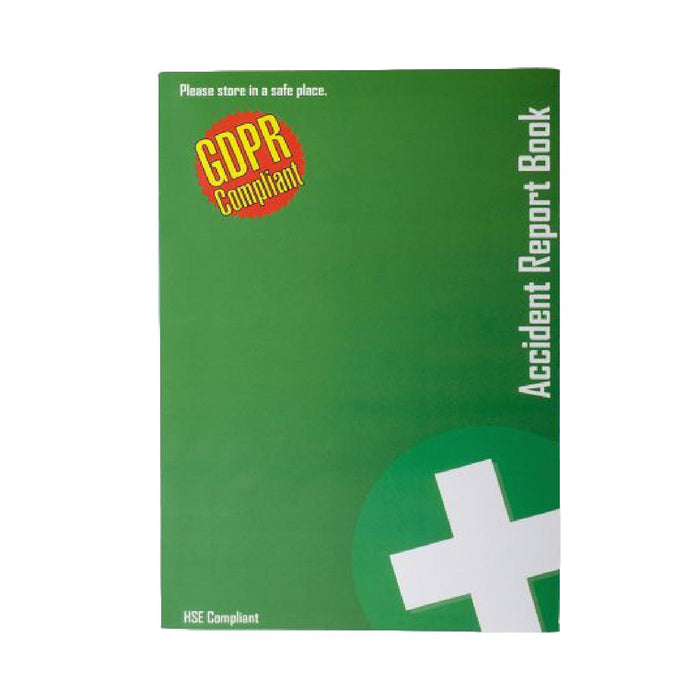 Official A5 Accident Injury Report Book Complies with GDPR & HSE Data Protection