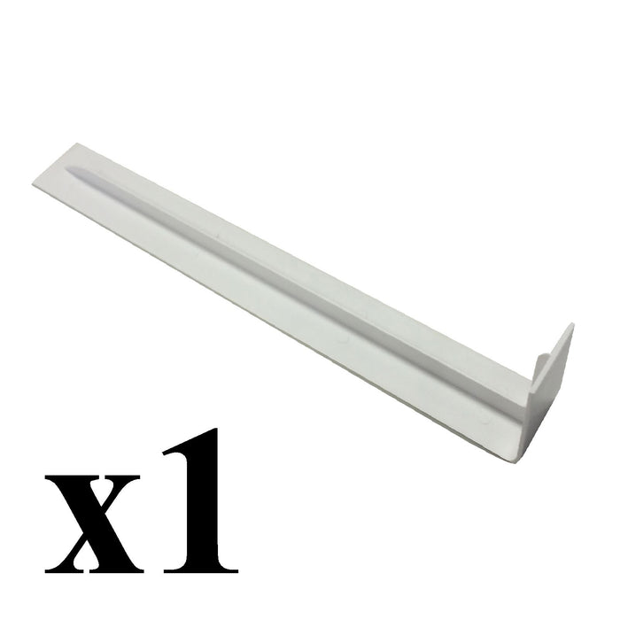 UPVC Plastic Fascia Board Straight Butt Joint White 300mm Round Edge Profile