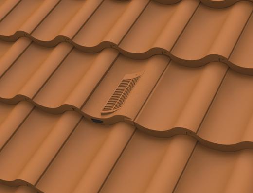 Manthorpe Terracotta Single Pantile Roof Tile Vent, Marley Anglia, Redland & Sandtoft