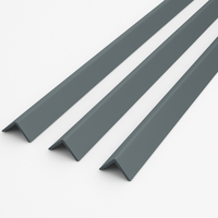 3 x Anthracite Grey Rigid Angle 40mm x 40mm x 1  Metre  ^