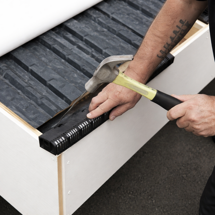 50 x Over Fascia Vents 1 Metre x 25mm