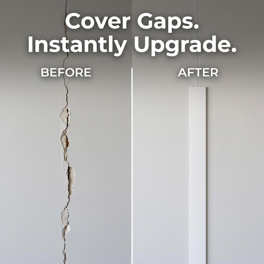 3 x 19mm White Adhesive Taped PVC Flat Bar x 1 Metre