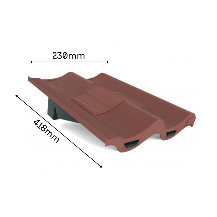 Manthorpe Antique Red Double Pantile Tile Vent
