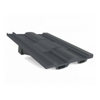 Manthorpe Grey Castellated Roof Tile Vent & Adapter / Marley Ludlow Redland Sandtoft