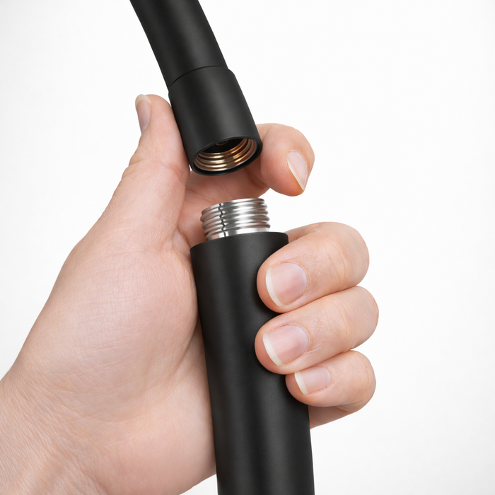 Kartell 1.5m Matte Black Shower Hose