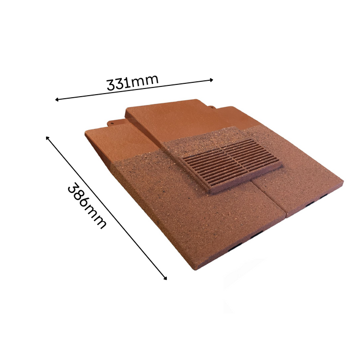 Manthorpe Granulated Sand Red Plain Tile Vent