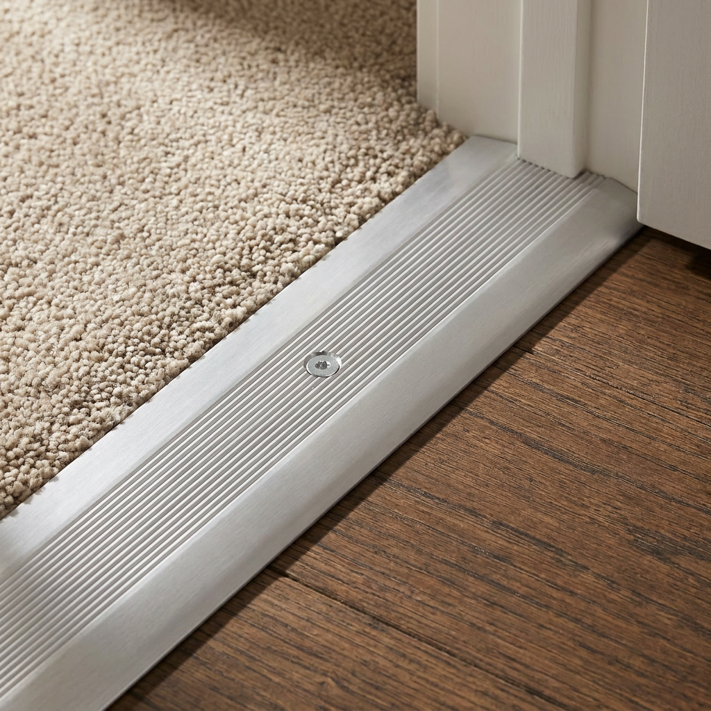 4 x Aluminium Flooring Cover Edge 60mm x 89.5cm