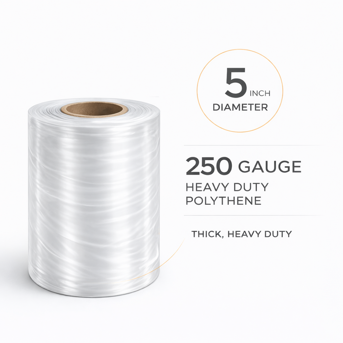 25 Metre Temporary Rainwater Downpipe 5 Inch 250 Gauge Kit