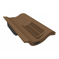 Manthorpe Brown Single Pantile Roof Tile Vent, Marley Anglia, Redland & Sandtoft