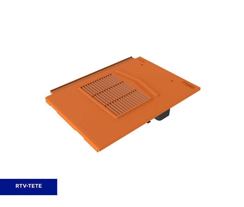 Timloc Terracotta Thin Leading Roof Tile Vent with Adapter
