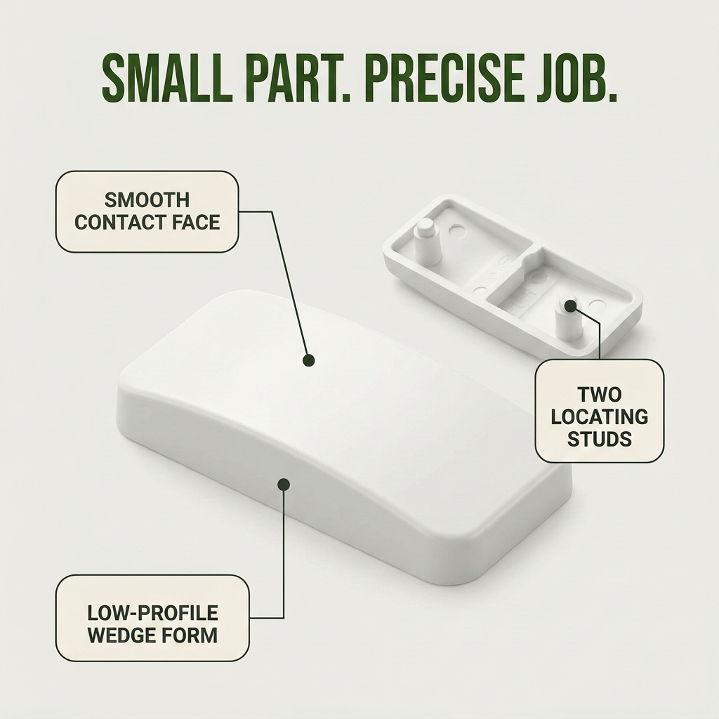 10 x 4mm White Striker Plates