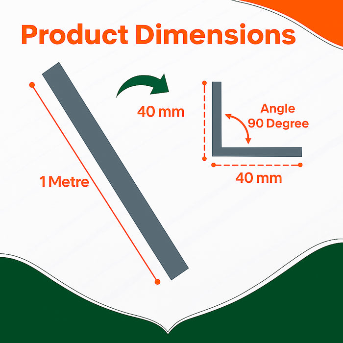 40x40 Anthracite Grey angles