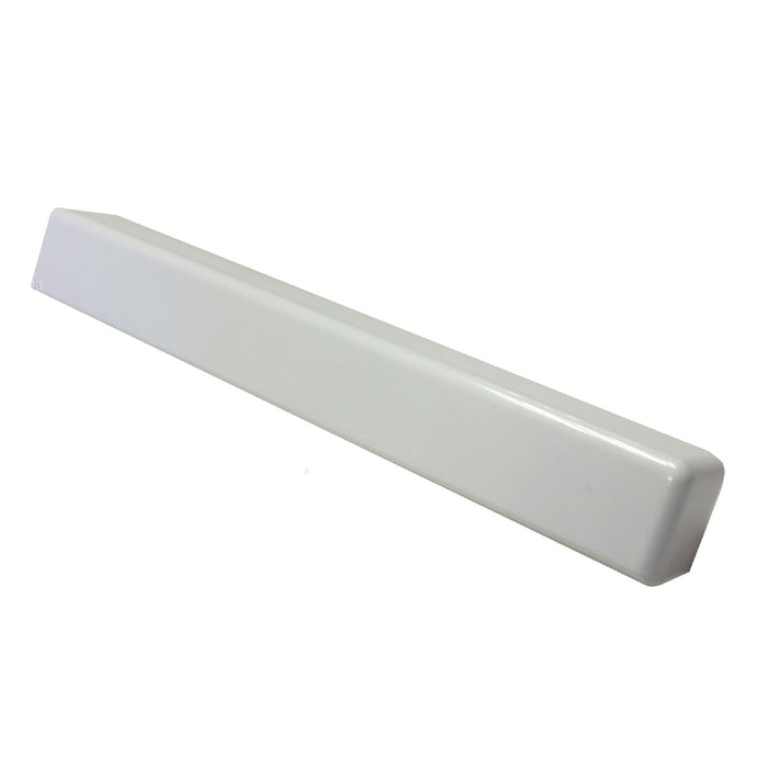 UPVC Plastic Fascia Board Corner Joint White 300mm Round Edge Profile