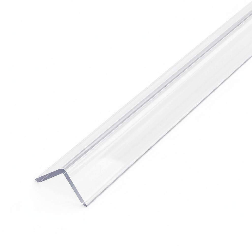 20 x 20x20mm Clear Angles x 1 Metre