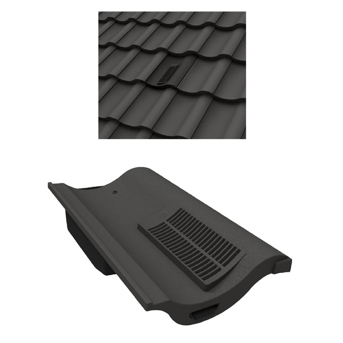 Manthorpe Grey Single Pantile Roof Tile Vent, Marley Anglia, Redland Fenland & Sandtoft