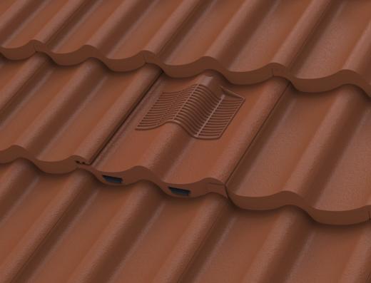 Manthorpe Brown Double Pantile Tile Vent