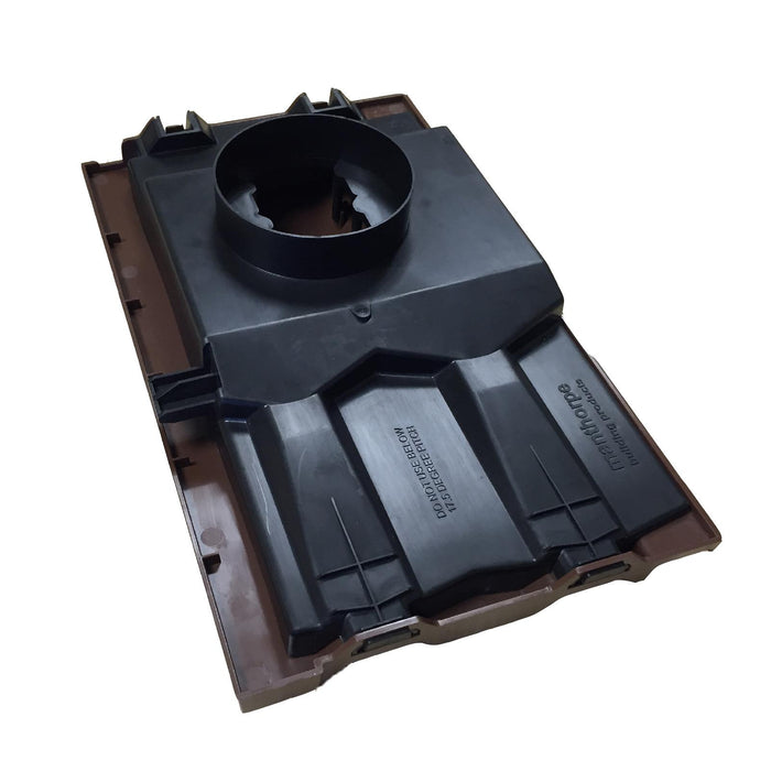 Manthorpe Dark Brown Mini Castellated Roof Tile Vent, Marley Ludlow Plus Redland Sandtoft