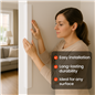 20 Pack White 1 Metre UPVC Plastic Rigid Angle 40 x 40mm Corner Cover Trim 90 Degree