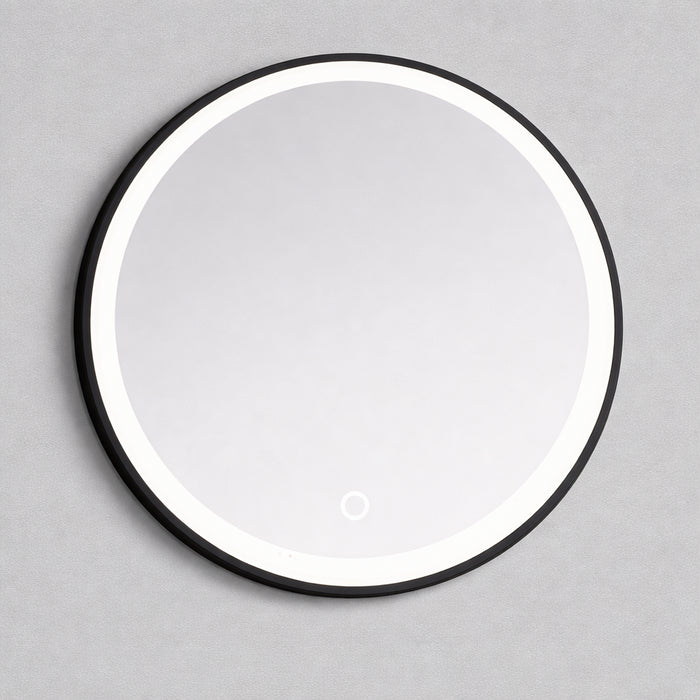 Kartell K-Vit NERO Round 600mm LED Mirror