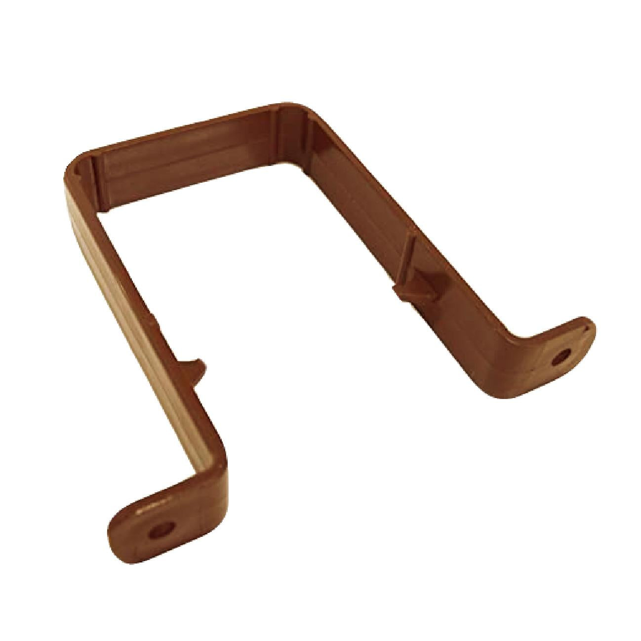 4 x Caramel Square 65mm Downpipe Brackets Freeflow