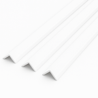 1 Metre UPVC Plastic Rigid Angle Corner Cover Trim 90 Degree