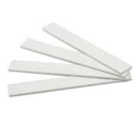 4 x 50mm White PVC Flat Bar x 1 Metre