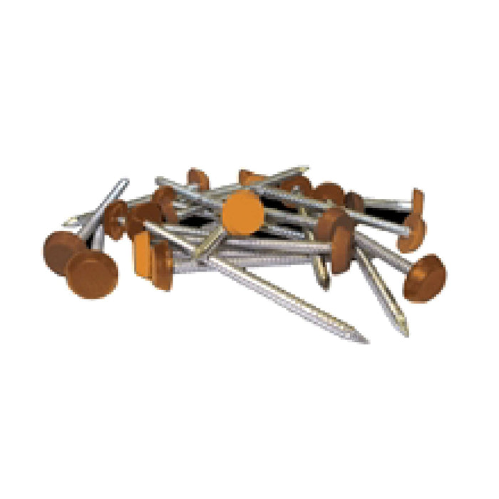 250 x 30mm Light Oak / Tan UPVC Poly Top Pins    [B&N]  (0189) ^^