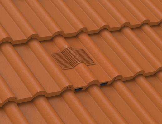 Manthorpe Brown Double Roman Tile Vent