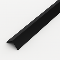 Black Rigid Angle 10mm x 10mm x 1  Metre