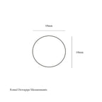 10 x White Round 68mm Downpipe Brackets Freeflow