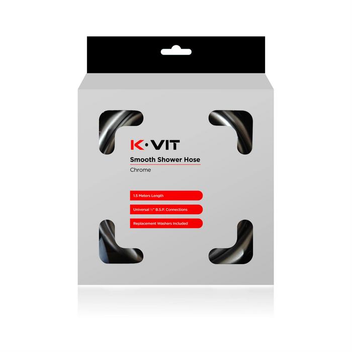 Kartell 1.5m Chrome Shower Hose