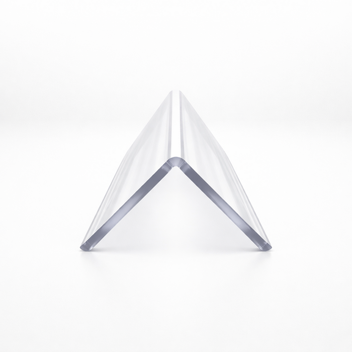 5 x 50x50mm Clear Angles x 1 metre