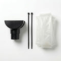 Black 5m Round Gutter Stop End Outlet Kit 112mm