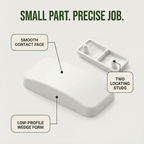 2 x 3mm White Striker Plates