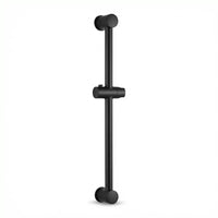 Kartell Nero Matte Black Shower Rail Single Unit