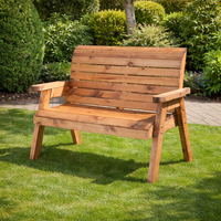 Wooden Garden Bench Two Seater