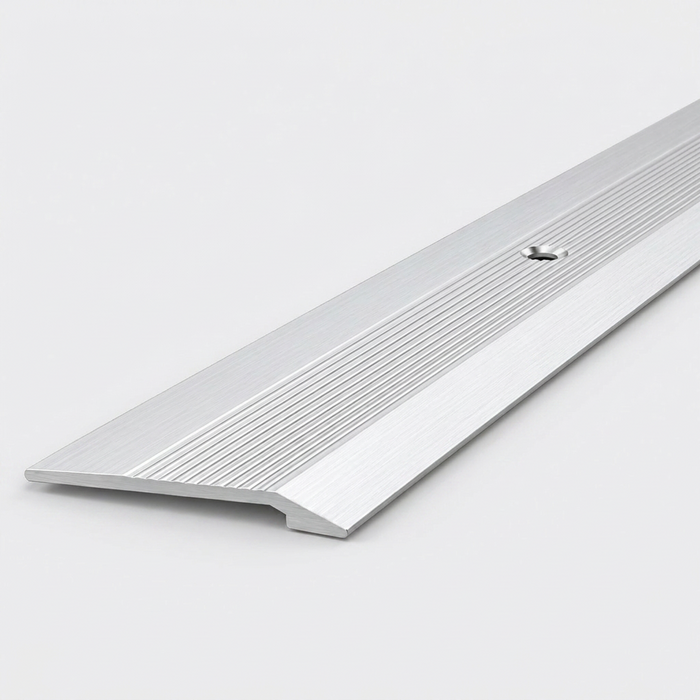 3 x Aluminium Vinyl Edge Floor Transition Strip, 28mm x 6mm x 89.5cm DIY Low Profile Floor Trim for Finishing and Edge Protection