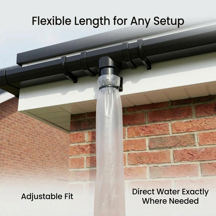 5m Squareline Gutter Running Outlet Kit