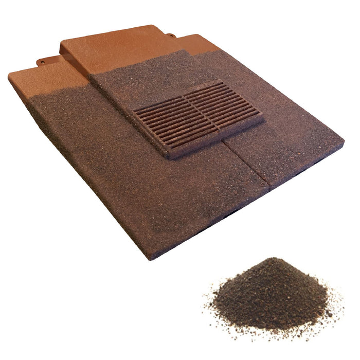 Manthorpe Granulated Light Brown Plain Tile Vent