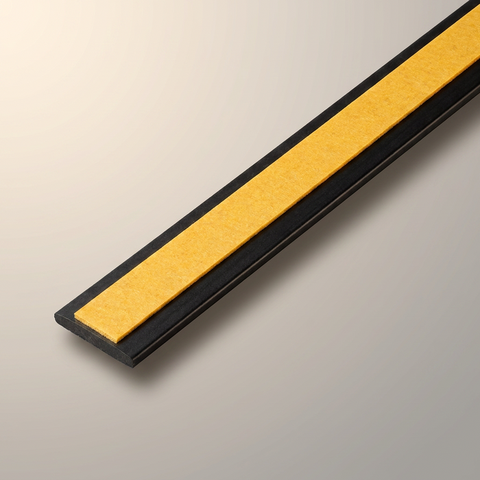 4 x 75mm Black Self-Adhesive Trim Strip x 1 Metre