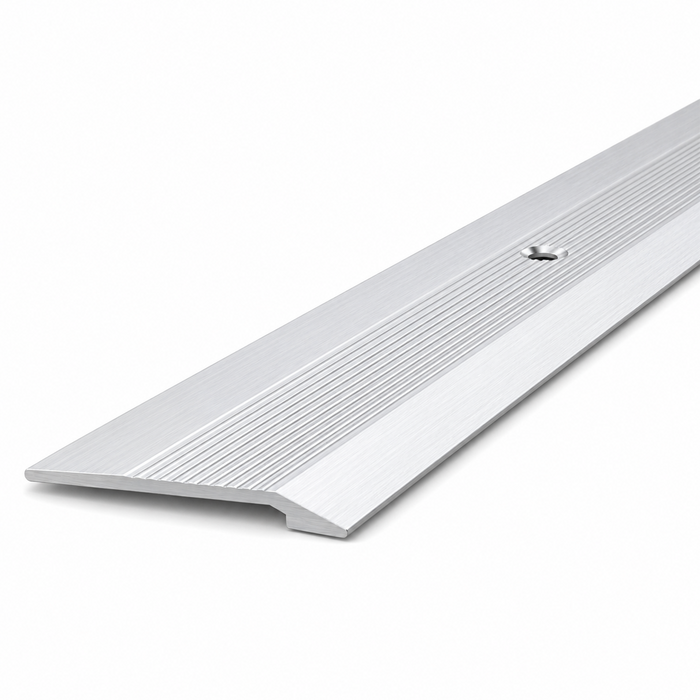 3 x Aluminium Vinyl Edge Floor Transition Strip, 28mm x 6mm x 89.5cm DIY Low Profile Floor Trim for Finishing and Edge Protection